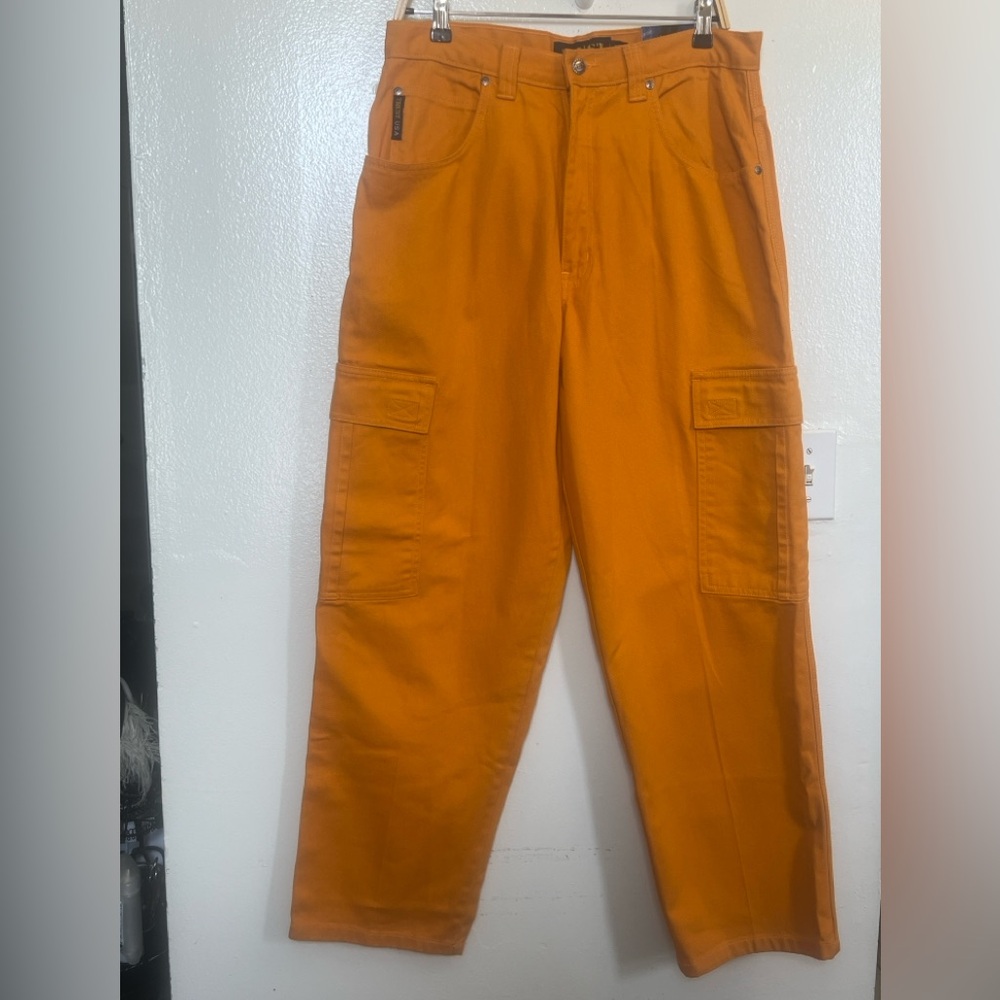 Bold Orange Men's Cargo Pants